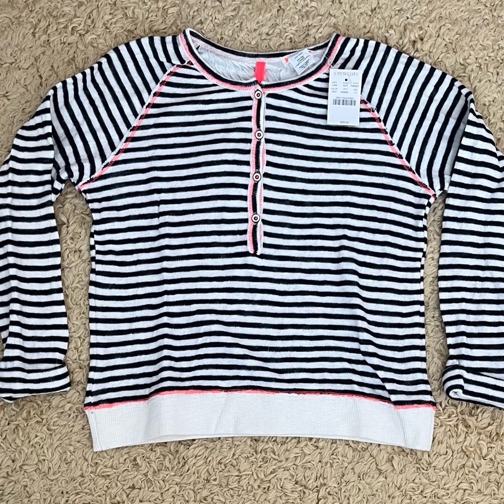 NWT J. Crew kids striped top